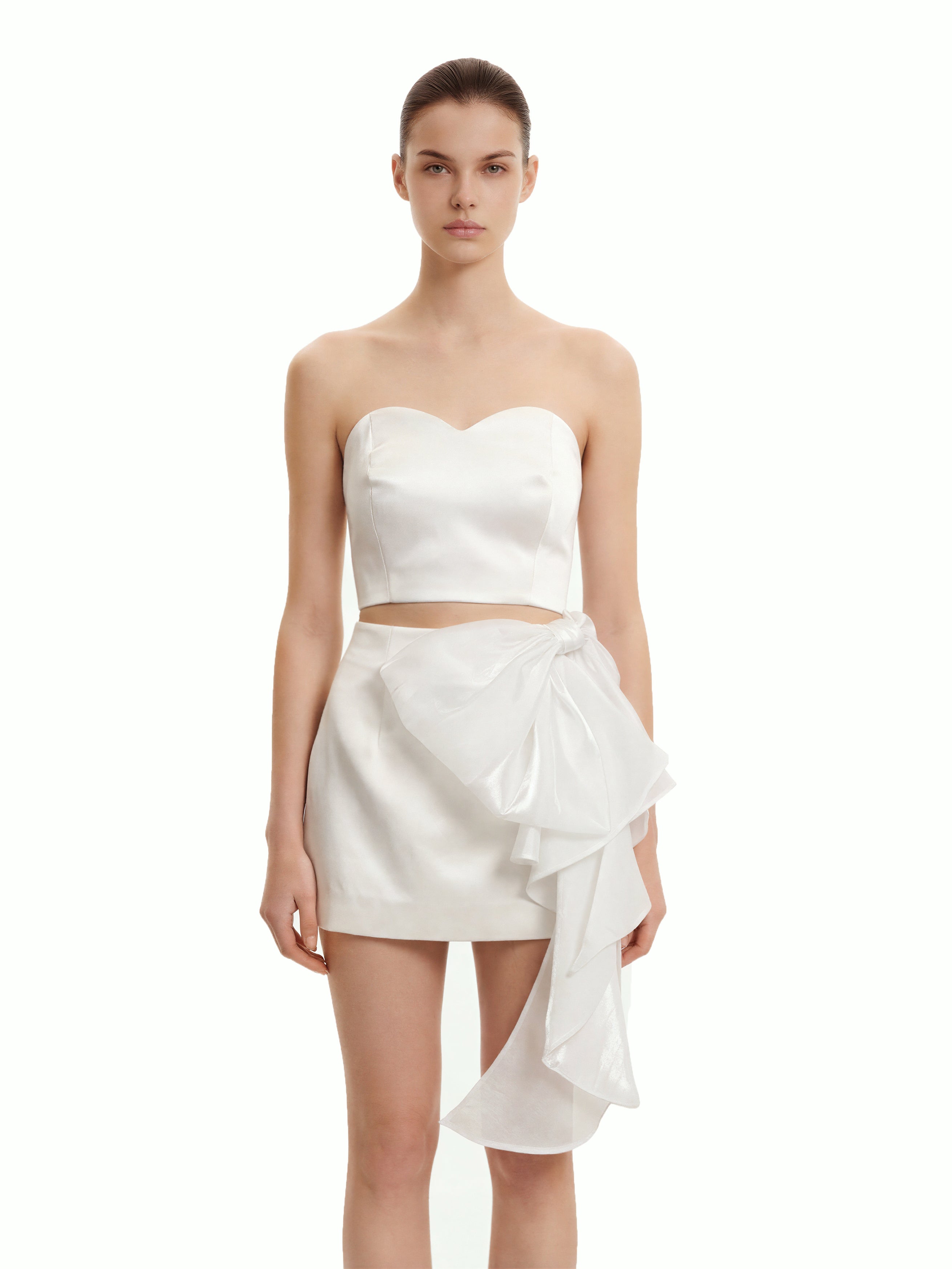 Sweetheart Bustier - White