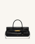 Yara Small Top Handle Shoulder Bag - Black
