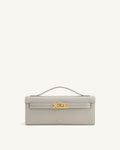 Bria Structured Top Handle Bag - Medium Gray