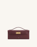 Bria Structured Top Handle Bag - Cherry Red