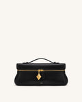 Thea East-West Top Handle Bag - Black