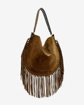 OSKAN HOBO SOFT FRINGE BAG