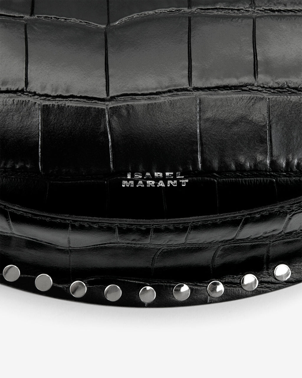 OSKAN MOON LEATHER CROCO BAG