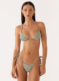 Calista Bikini Bottoms - Sea Salt Stripe