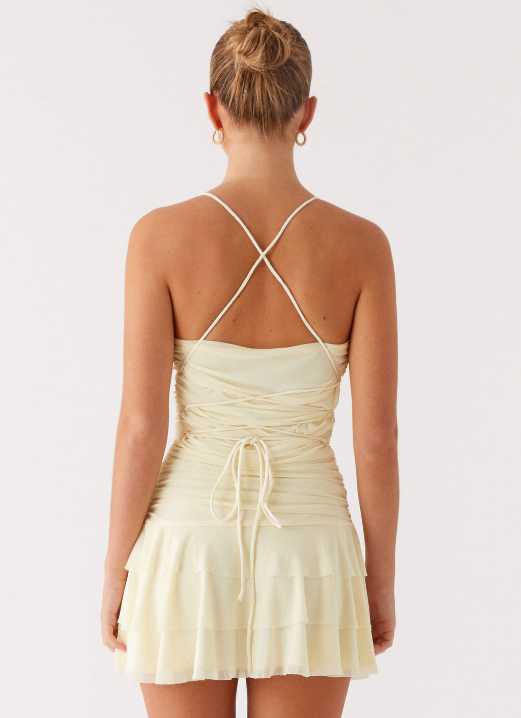 Emily Mini Dress - Yellow