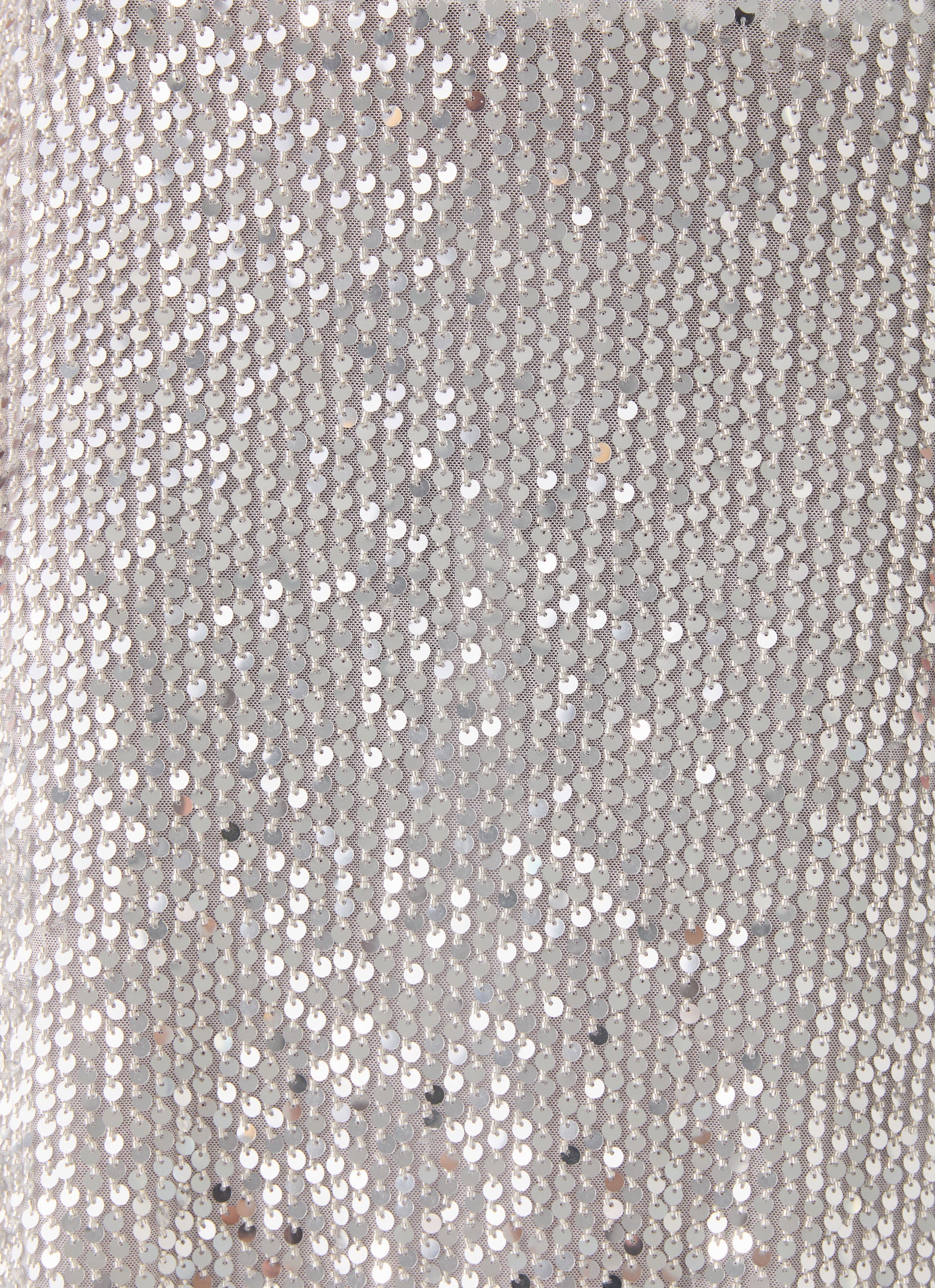 Evodia Sequin Tank Top - Silver