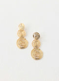 Mocha Kiss Earrings - Gold