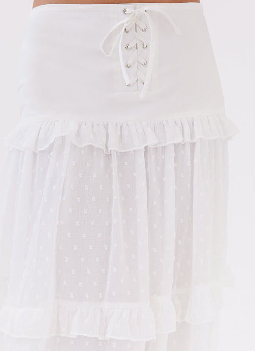 Esmeralda Maxi Skirt - White