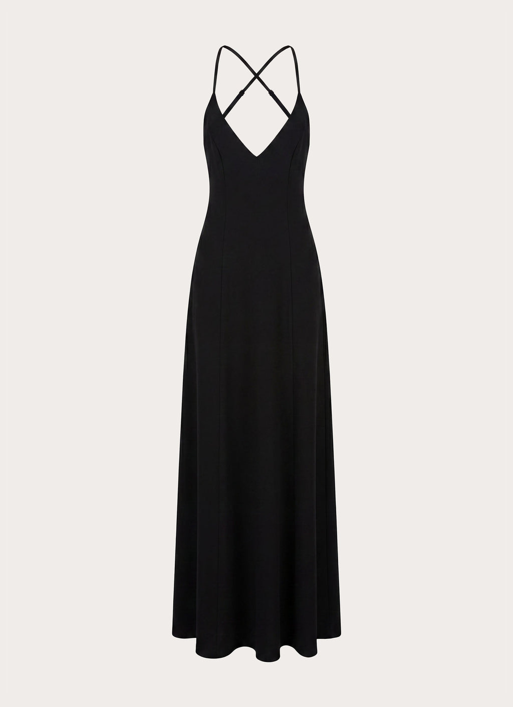 Russian Roulette Maxi Dress - Black