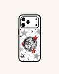 Disco Ball Star Phone Case – Silver