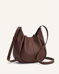 Nala Pebbled Bucket Bag - Brown