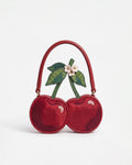 Cherry Blossom Top Handle Bag - Red