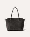 Aurora Faux Suede Tote - Black