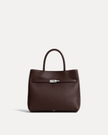 Mila Top Handle Bag - Brown